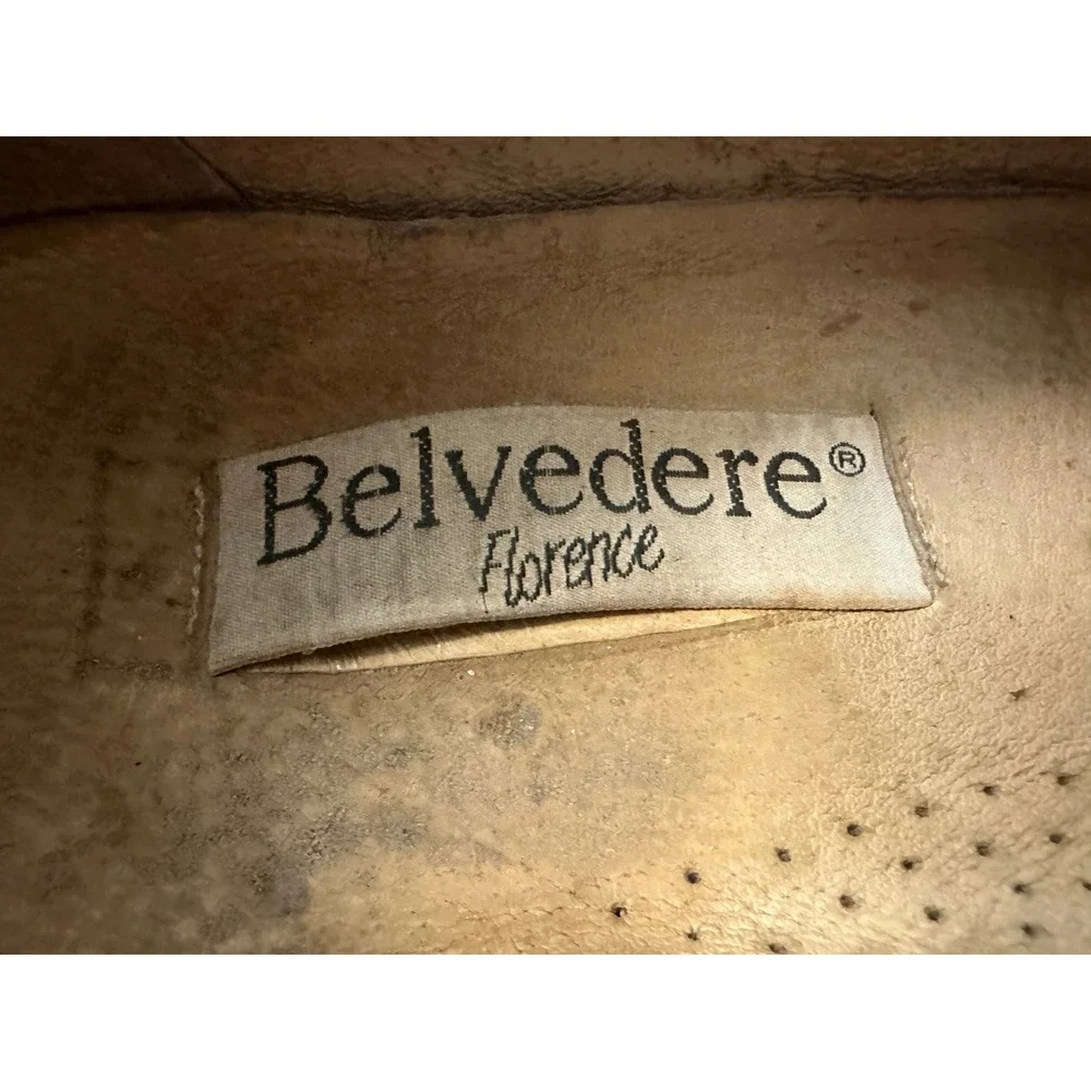 Belvedere Florence Bit‎ Loafers Men's Sz 10 M Black Leather Italian Handmade